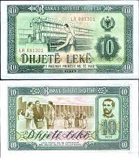 *10 Leke Albánsko 1976, P43a UNC - Kliknutím na obrázok zatvorte -